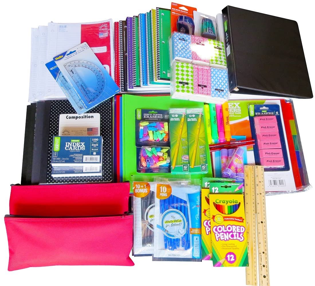 Mega Bulk Back to School Supply Bundle Kit